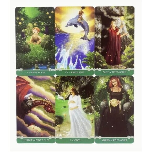 Celtic Themed Tarot Deck 78 Cards Mystic Oracle Divination English Edition - Picture 5 of 5